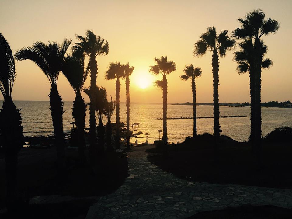 Sonnenuntergang in Paphos Zypern